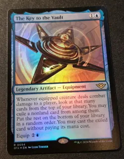 The Key To The Vault - Foil - OTJ - MTG - EN - NM - 0054 - Image 1