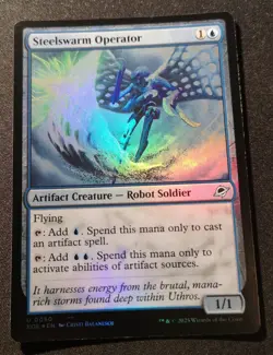 Steelswarm Operator - Foil - EOE - MTG - EN - NM - 0080 - Image 1