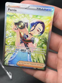 Pokemon TCG Twilight Masquerade SIR Card Perrin 220/167 Sv06 NM ZR1 - Image 2