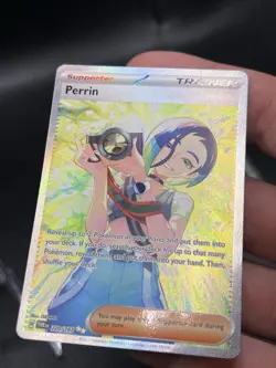 Pokemon TCG Twilight Masquerade SIR Card Perrin 220/167 Sv06 NM ZR1 - Image 3
