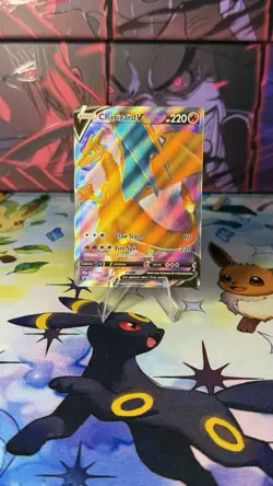 Pokemon TCG Charizard V SWSH050 SWSH Sword & Shield Promo Card Full Art Holo NM - Image 1