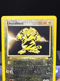 Pokemon Card Electabuzz 1 Best Of Game Promo WOTC Reverse Holo Played - Image 2