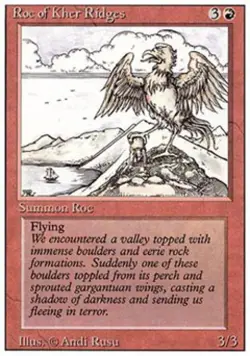 Roc of Kher Ridges - Medium Play MTG Revised - Image 1