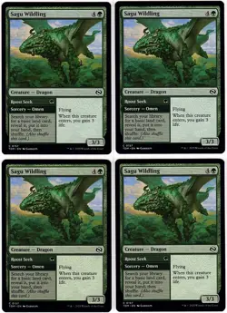 MTG Tarkir Dragonstorm Sagu Wildling x 4 (Common) - Image 1