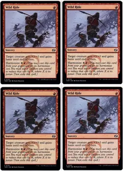 MTG Tarkir Dragonstorm Wild Ride x 4 (Common) - Image 1