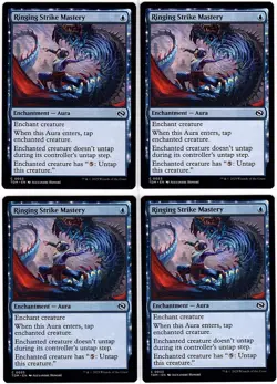 MTG Tarkir Dragonstorm Ringing Strike Mastery x 4 (Common) - Image 1