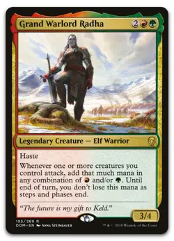 Grand Warlord Radha #195 (LP) Dominaria DOM Magic MTG - Image 1
