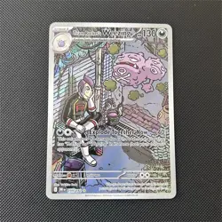 Pokemon TCG Team Rocket's Weezing 199/182 Destined Rivals Illustration Rare - Image 1