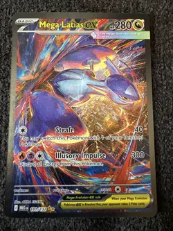 Pokemon TCG - Mega Latios Ex SIR 181/132 Mega Evolutions NM/M - Image 1