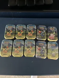 LOT OF 10 FACTORY SEALED - Pokemon TCG Ascended Heroes MINI TINS - Brand New - Image 1