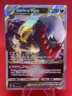 Pokemon TCG Darkrai VSTAR 99/189 Astral Radiance Holo Rare VSTAR Nm🔥 - Image 1