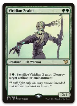 Viridian Zealot #210 (NM) Commander 2015 C15 Magic MTG - Image 1