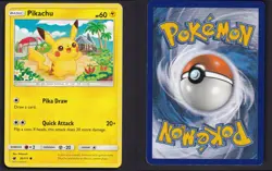 Pikachu 30/111 Common Crimson Invasion Pokemon MP - Image 3