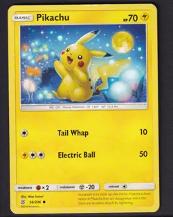 Pikachu 56/236 Common Unified Minds Pokemon LP - Image 1