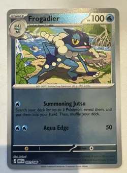 Frogadier - 021/086 Reverse Holo - Pokemon TCG - ME04: Chaos Rising (CRI) - Image 1