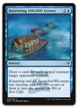 Borrowing 100,000 Arrows #45 (NM) Masters 25 A25 Magic MTG - Image 1
