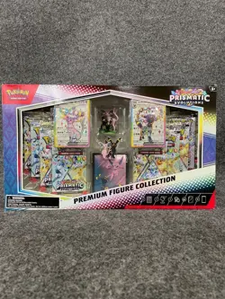 Pokemon S&V Prismatic Evolutions Premium Figure Collection, Sealed Box is Worn - Image 1