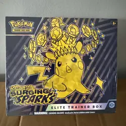 Surging Sparks ETB Pokemon TCG Scarlet Violet Sealed Box - Image 1