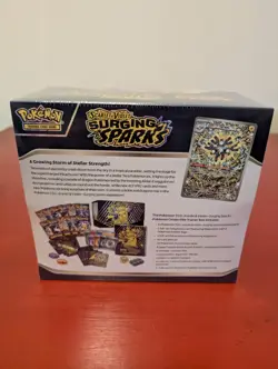 Pokemon TCG Surging Sparks ETB Pokemon Center Exclusive - New Factory Sealed - Image 5