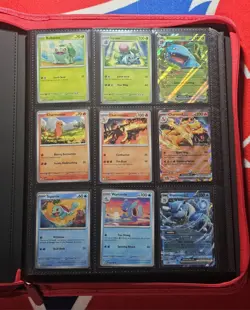 Pokemon Scarlet & Violet 151 Complete English 1-165 Set + Binder + Energies NM - Image 2