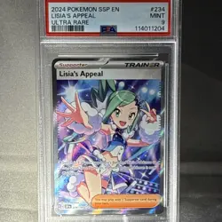 Pokemon TCG SV08 Surging Sparks Lisia's Appeal Ultra Rare Holo PSA 9 234/191 - Image 1