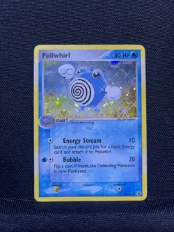 Poliwhirl Rev. Holo #46/112 Vintage 2004 EX Fire Red Leaf Green Pokemon TCG - Image 1