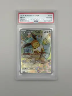 Pokemon Prismatic Evolutions ETB Promo #173 | PSA 8 - Image 1