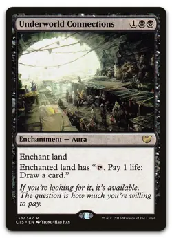 Underworld Connections #138 (NM) Commander 2015 C15 Magic MTG - Image 1