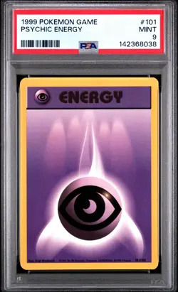 Psychic Energy 1999 Pokemon Game #101 PSA 9 - Image 1