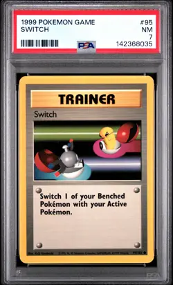 Switch 1999 Pokemon Game 95/102 PSA 7 - Image 1