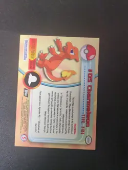 Charmeleon #5 2000 Topps Chrome Pokemon TV Animation NM - Image 2