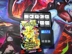 VERY HEAVY! GOD PACKUU SIRUU 22.60g Ascended Heroes Pokemon TCG Booster (SEALED) - Image 1