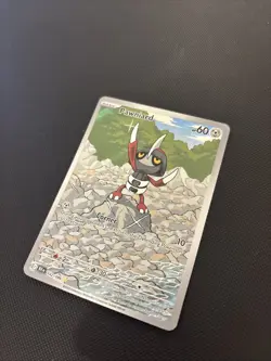 Pokemon TCG Pawniard Illustration Rare Black Bolt 142/86 - Pack Fresh - Image 2