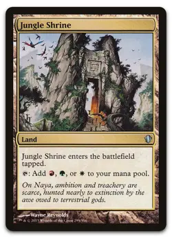 Jungle Shrine #299 (LP) Commander 2013 C13 Magic MTG - Image 1