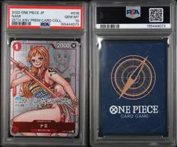 2022 One Piece Jp 25Th Anniversary Premium Card Collection NAMI #016 PSA 10 - Image 3