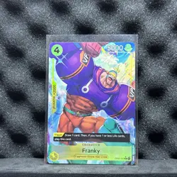 One Piece Franky OP07-107 Alt Art Rare 500 Years In The Future Near Mint - Image 1