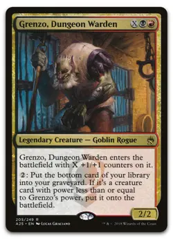 Grenzo, Dungeon Warden #205 (LP) Masters 25 A25 Magic MTG - Image 1