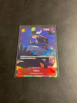 Sabo OP05-007 Alternate Art Super Rare Premium Booster The Best PRB01 English NM - Image 1