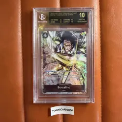 BGS 10 Borsalino OP02-114 Alt Art One Piece Paramount War Beckett Black Label - Image 1