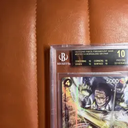 BGS 10 Borsalino OP02-114 Alt Art One Piece Paramount War Beckett Black Label - Image 2