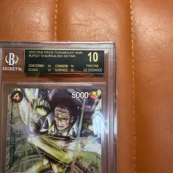 BGS 10 Borsalino OP02-114 Alt Art One Piece Paramount War Beckett Black Label - Image 3