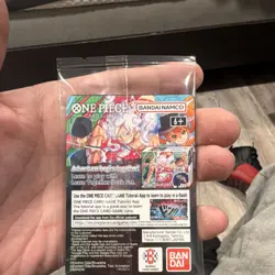 Bandai Namco One Piece CCG Monkey D. Luffy US Voyage Full Art Holo 5000 - Image 2