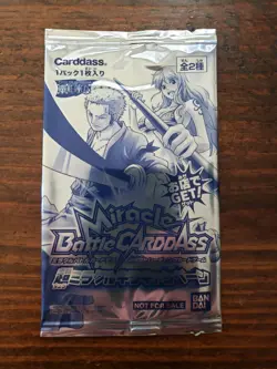 One Piece Miracle Battle Carddass Promo Sealed Pack Nami Zoro Bandai 2011 Japan - Image 1