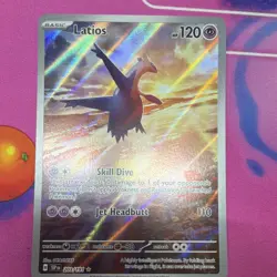 Pokemon Latios Sv08: Surging Sparks Illustration Rare Holo 203/191 120 HP Card - Image 1