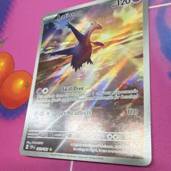 Pokemon Latios Sv08: Surging Sparks Illustration Rare Holo 203/191 120 HP Card - Image 2