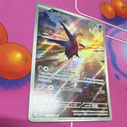 Pokemon Latios Sv08: Surging Sparks Illustration Rare Holo 203/191 120 HP Card - Image 3