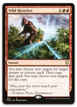 Wild Ricochet #419 (LP) Commander Legends CMR Magic MTG - Image 1