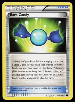 Rare Candy 100/108 Uncommon Dark Explorers Pokemon Card - Image 1