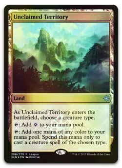 Unclaimed Territory #258 (Foil) (LP) League Promos LEP Magic MTG - Image 1