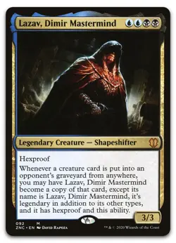 Lazav, Dimir Mastermind #92 (LP) Zendikar Rising ZNC Magic MTG - Image 1